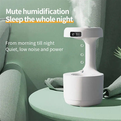 Silent Sleep Enhancer Humidifier with Clock